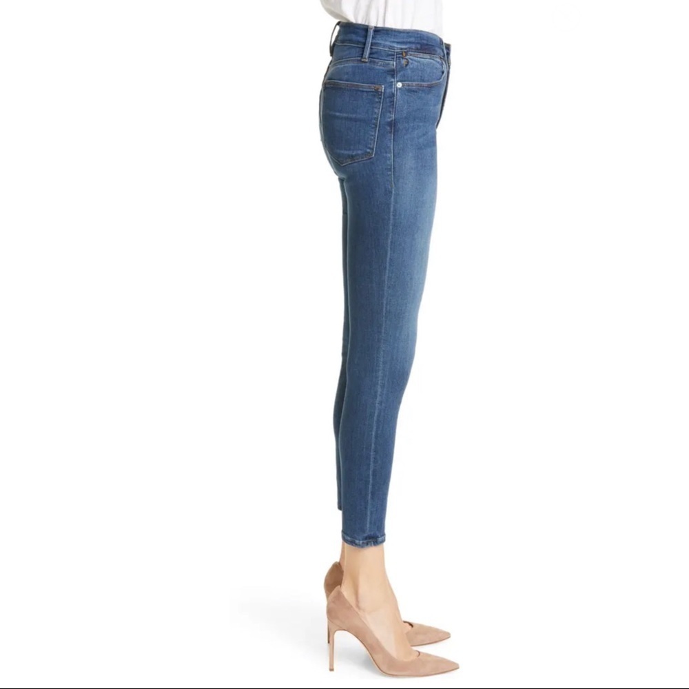 FRAME Denim Le High Skinny Crop Jeans Size 26 - Picture 7 of 11